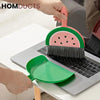 Fruit Style Mini Dustpan & Brush Set – Watermelon Lemon & Kiwi Design