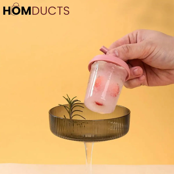 Fun Milk Tea Cup Ice Mold - Create Creative Popsicles!