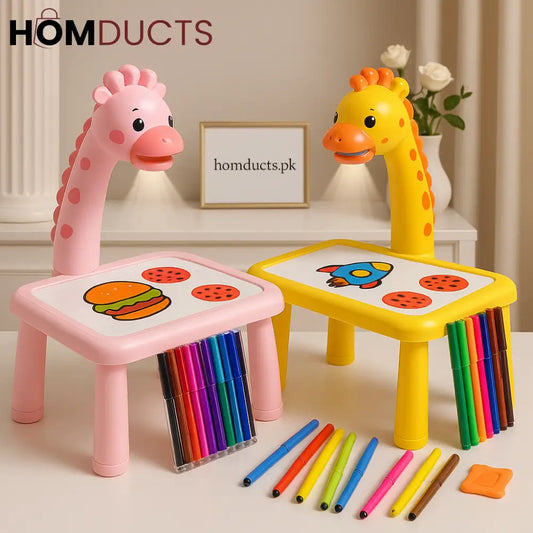 Giraffe Projector Drawing Table – Kids Creative Learning Toy