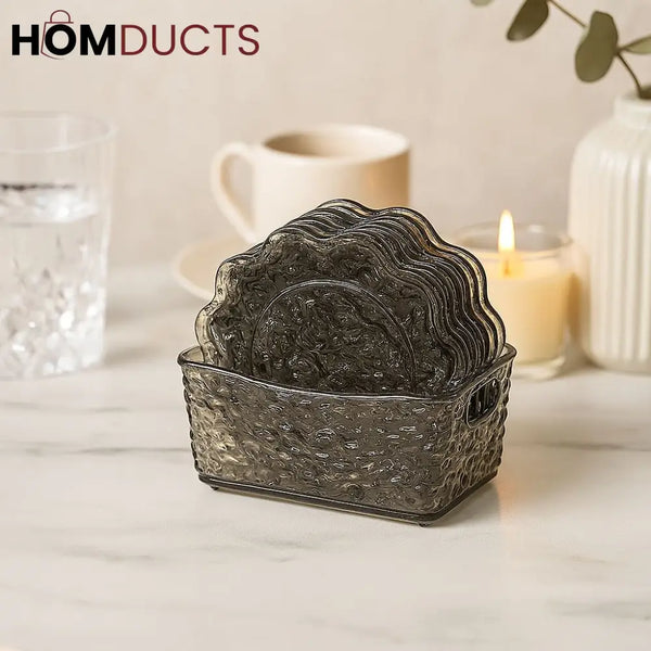 Glacier Pattern 9Pcs Snack plate Set