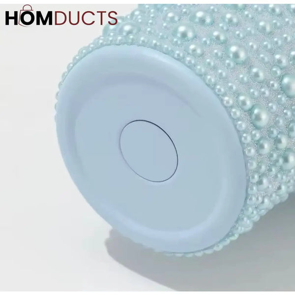 Glamorous Pearl Style 40oz Rhinestone Tumbler - Stay Hydrated in Style