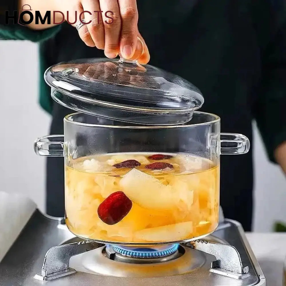 Glass Cooking Pot