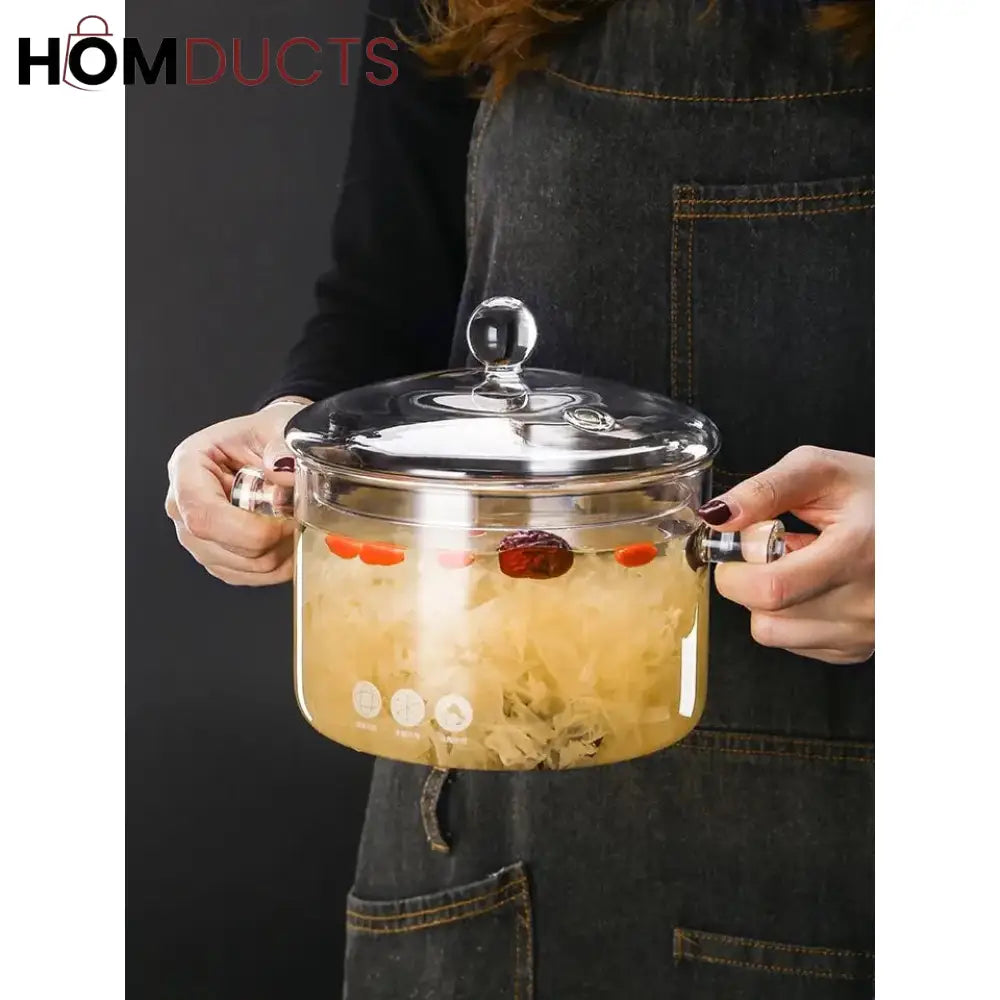 Glass Cooking Pot