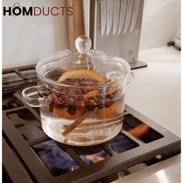 Glass Cooking Pot
