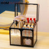 Glass Cosmetic And Makeup Brush Organiser J & C Organizer