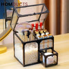 Glass Cosmetic And Makeup Brush Organiser J & C Organizer