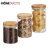 Glass Jar Set (3Pcs)
