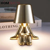 Gold Metallicp Lamp – Statement Sculptural Light for Living Room & Office