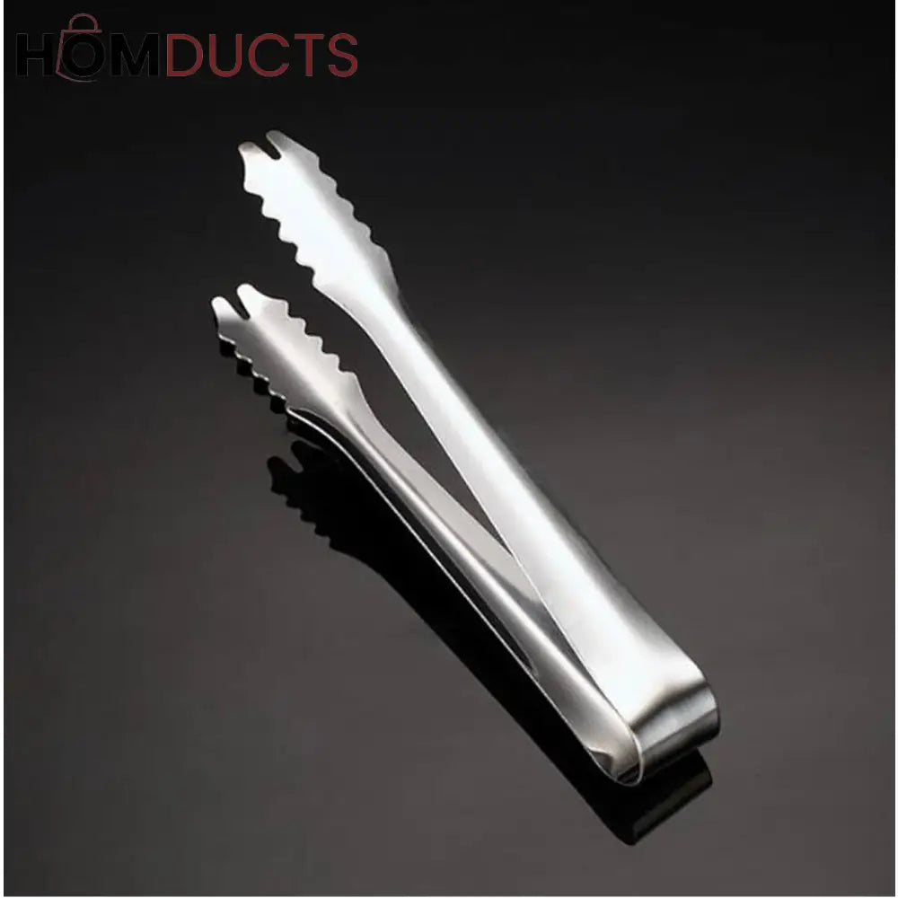 Gold Stainless Steel Reusable Ice Cubes Set – 6 Pieces with Tongs