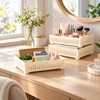 Small Dotted Storage Basket with Legs