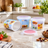 Small Round Lockable Storage Container