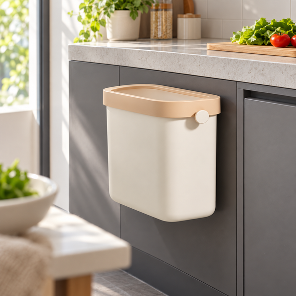 ECOCO Hanging Bin 11L – Beige