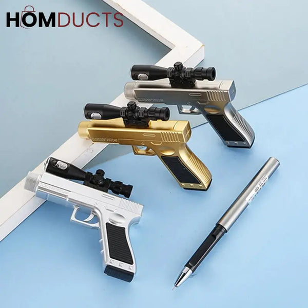 Gun Shape Pen With Light