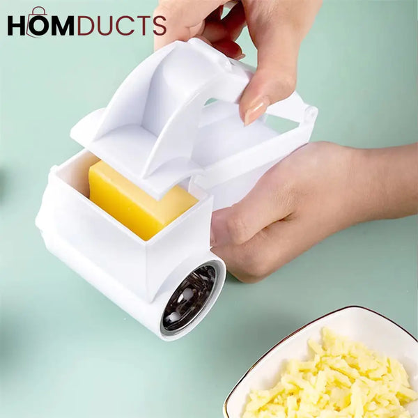 Hand Cranked Rotating Cheese Grater