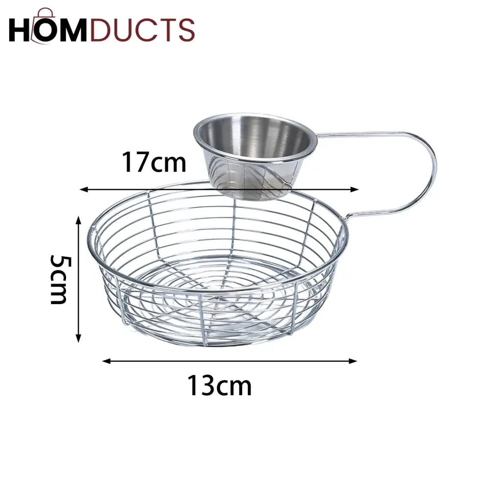 Hanging Sauce Stainless Steel Frying Basket