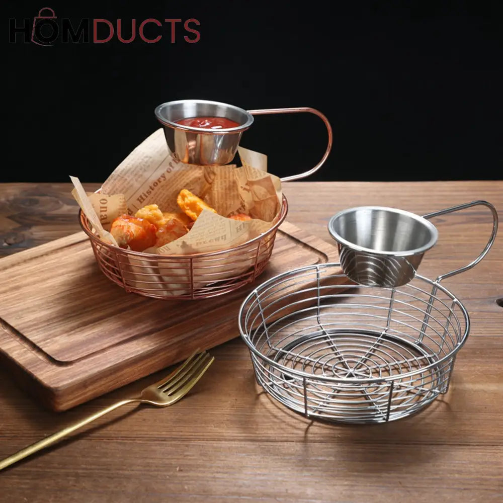 Hanging Sauce Stainless Steel Frying Basket