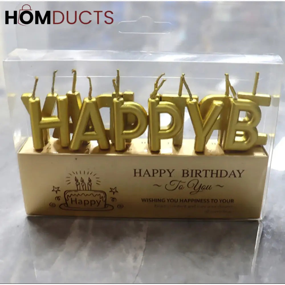 Happy Birthday Party Candles