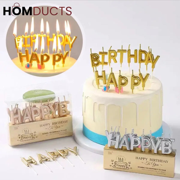 Happy Birthday Party Candles