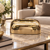 Harmain G2-4 gold mirror-finish tissue box