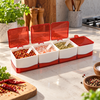 4-Piece Spice Container Set with Spoons