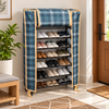 Covered Multi-Tier Shoe Rack – 5 & 7 Tier Storage Organizer