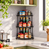 2 & 3 Tier Metal Kitchen Corner Storage Rack