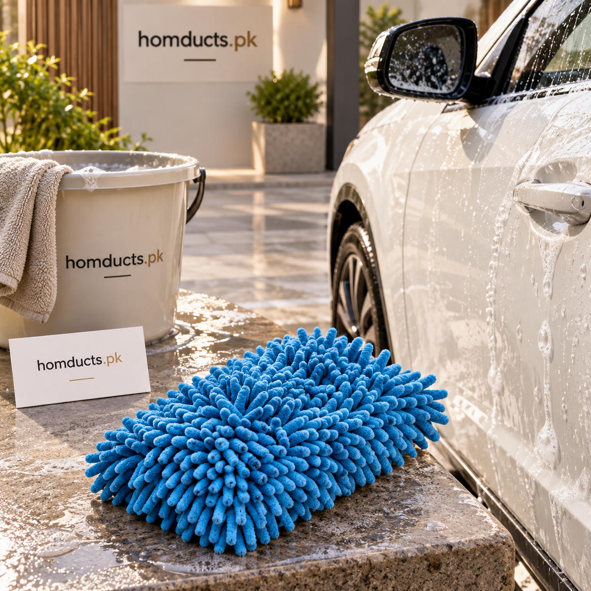 Luxury Chenille Microfiber Car Wash Mitt