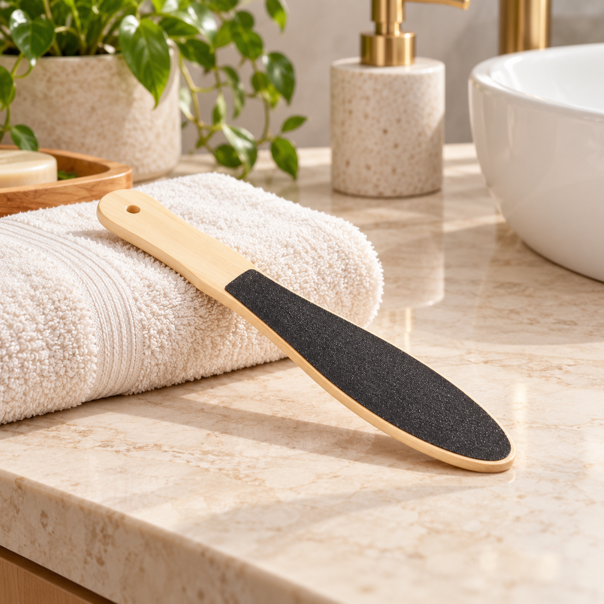 Wooden Foot File & Callus Remover