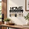 Heart Home Sweet Home steel wall key holder in a premium entryway