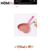 Heart-Shaped Marble Coating Frying Pan – Mini Skillet for Eggs Pancakes & Cute Breakfasts