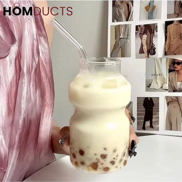 Heat-Resistant Borosilicate Glass Coffee Mug Tea Cup - Durable Thermal Insulated Design