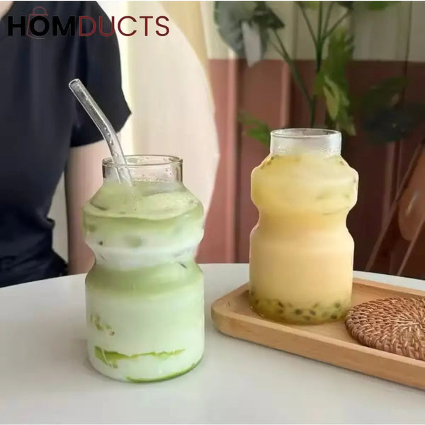 Heat-Resistant Borosilicate Glass Coffee Mug Tea Cup - Durable Thermal Insulated Design