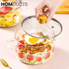 Heat Resistant Borosilicate Glass Cooking Pot