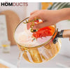 Heat Resistant Borosilicate Glass Cooking Sauce Pot