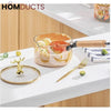 Heat Resistant Borosilicate Glass Cooking Sauce Pot