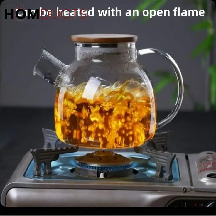 Heat Resistant Borosilicate Glass Teapot