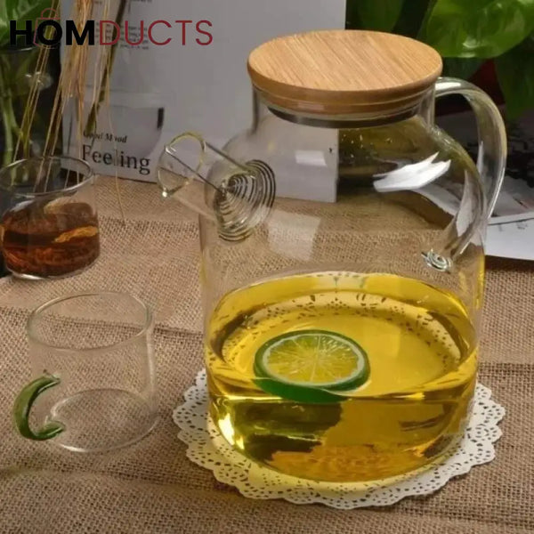 Heat Resistant Borosilicate Glass Teapot