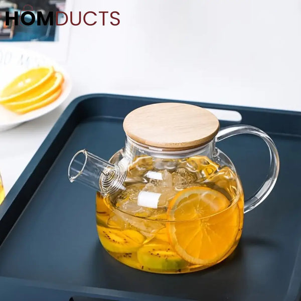 Heat Resistant Borosilicate Glass Teapot