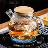 Heat Resistant Borosilicate Glass Teapot