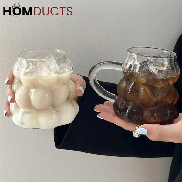 Heat Resistant Glass Coffee Mug - With/Without Handle Perfect for Hot Beverages