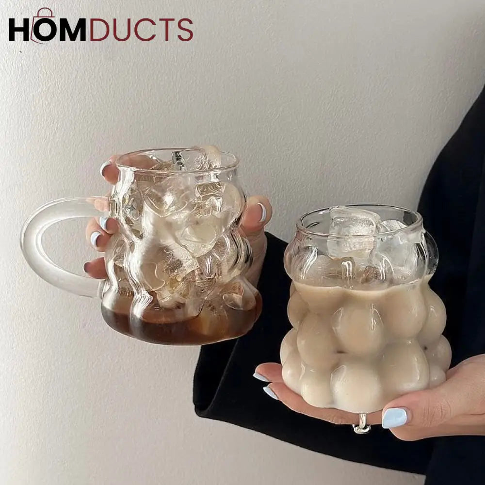 Heat Resistant Glass Coffee Mug - With/Without Handle Perfect for Hot Beverages