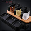 Heat Resistant Glass Seasoning Spice Set