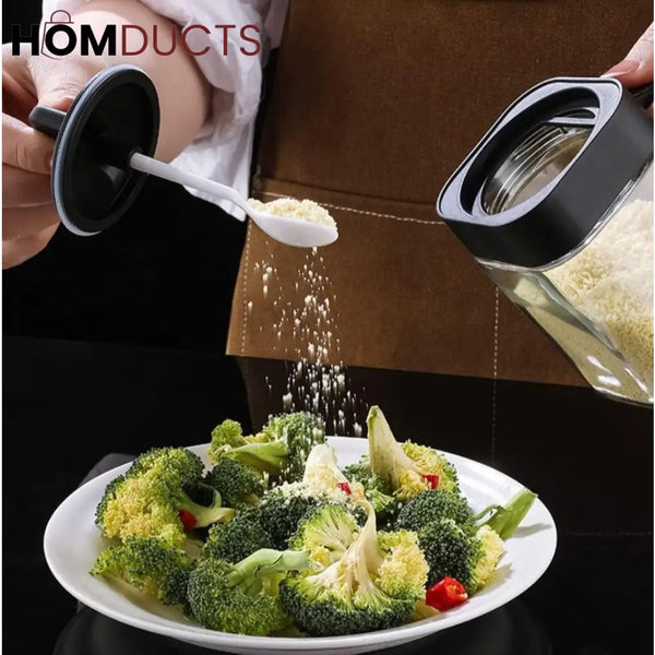 Heat Resistant Glass Seasoning Spice Set