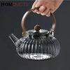 Heat Resistant Japanese Style Glass Tea Pot