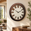Heritage Antique Bronze 24-Inch Wall Clock