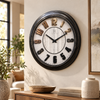 Heritage Rustic Panel 24-Inch Wall Clock