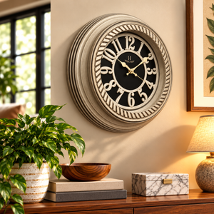 Heritage Fallow 14.25-inch decorative wall clock design C