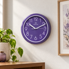 Heritage Fantasy CLK-044 9.75 inch purple wall clock