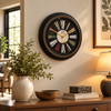 Heritage vintage Roman numeral 18 inch wall clock