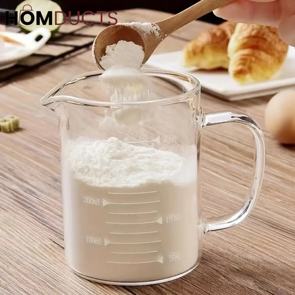 High Borosilicate Glass Measuring Cup With Handle